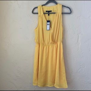 Yellow dress midi dress